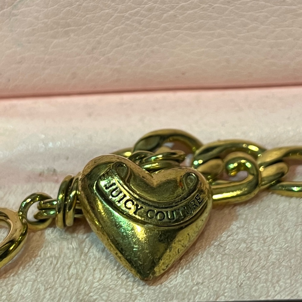 Vintage Juicy Couture Gold charm Bracelet